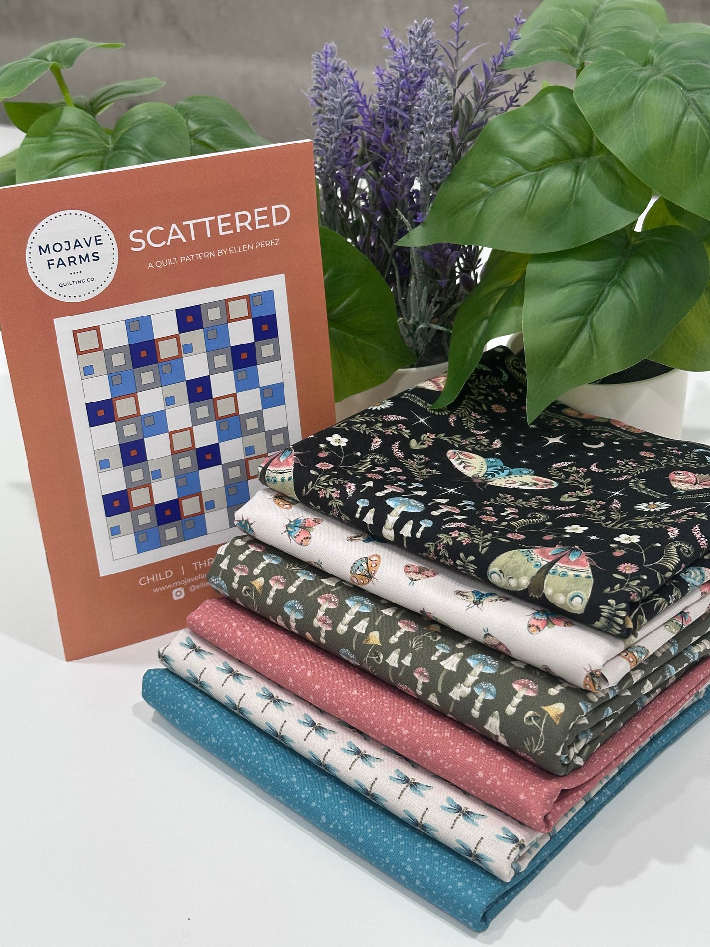 Scattered Quilt Kit - Moon Garden
