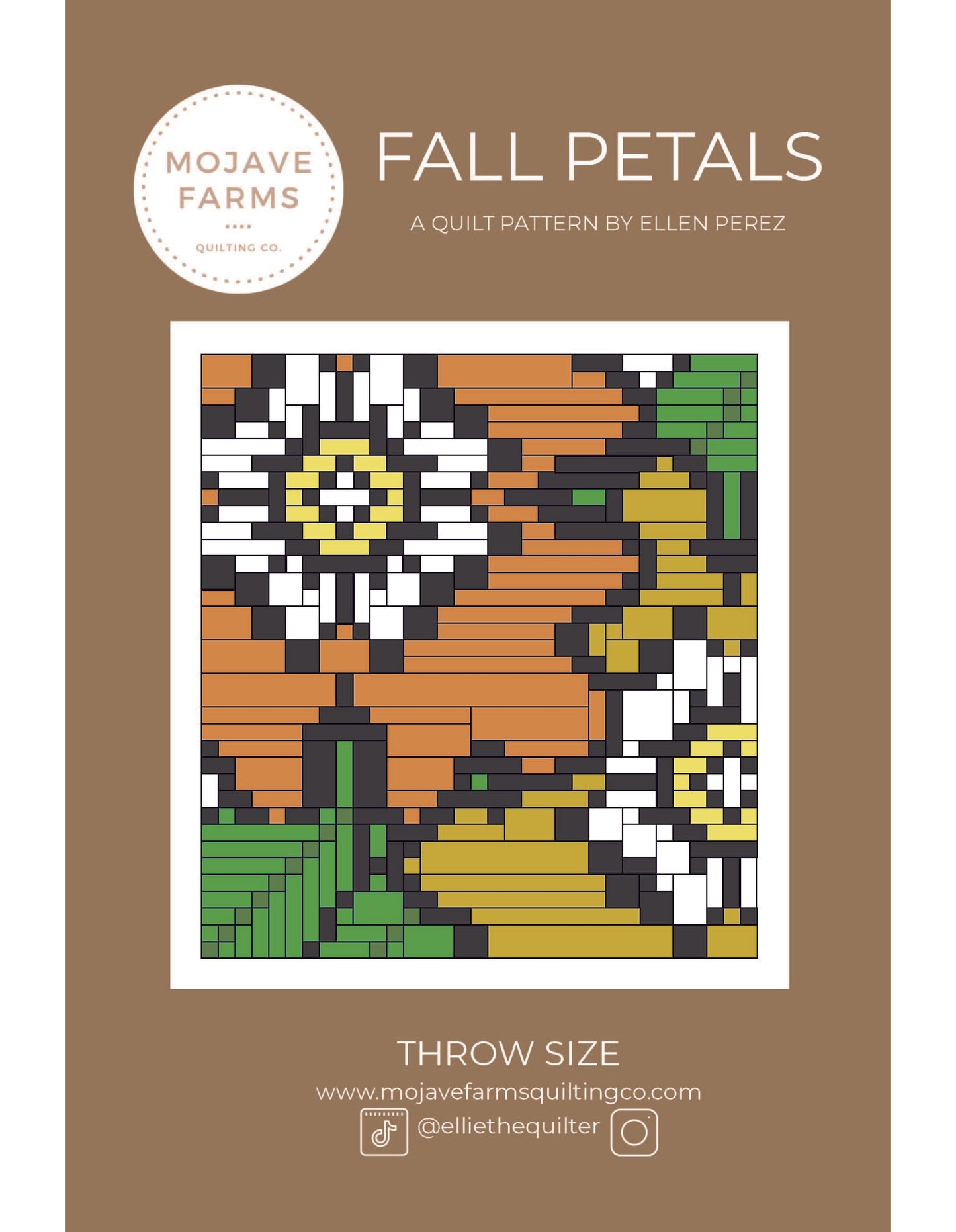Fall Petals Quilt Pattern - Paper