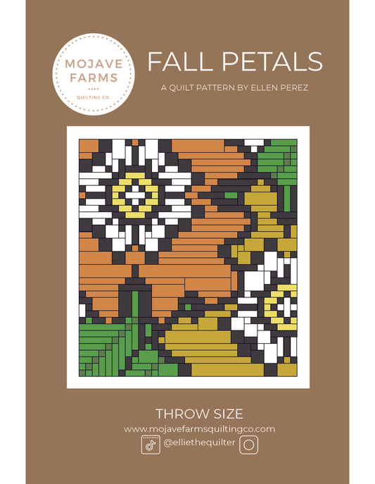 Fall Petals Quilt Pattern - PDF Download