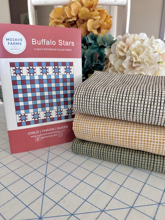 Buffalo Stars Quilt Kit - Squared Up