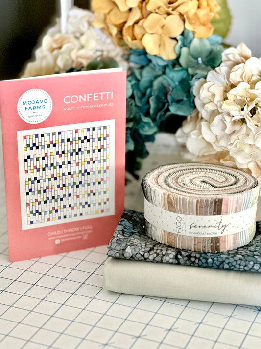 Confetti Quilt Kit - Serenity Beige