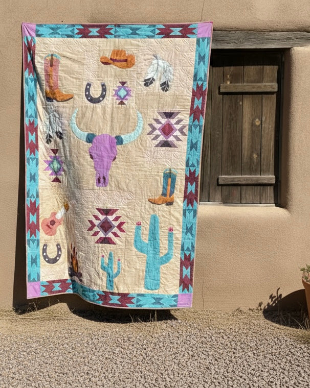 Stitchin' in the Southwest Quilt Kit - Colorway #1