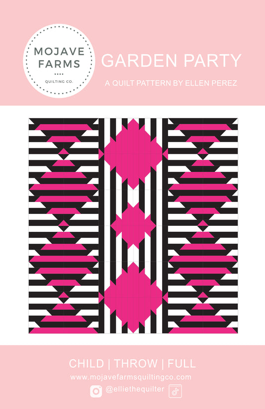 Garden Party Quilt Pattern - Paper