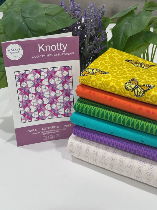 Knotty Quilt Kit - Rainbow