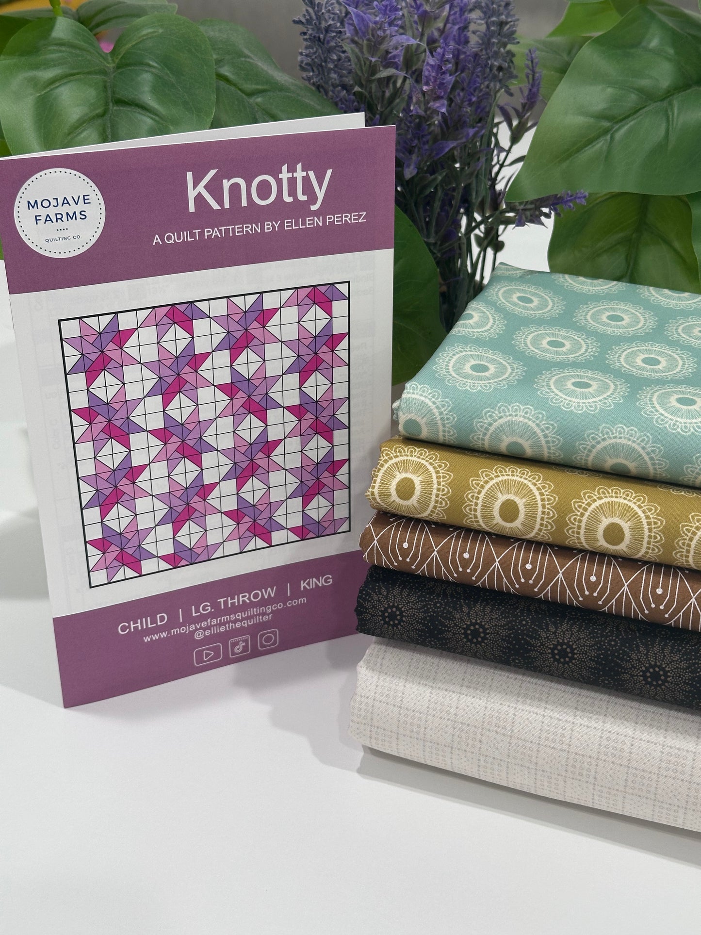 Knotty Quilt Kit - Serene