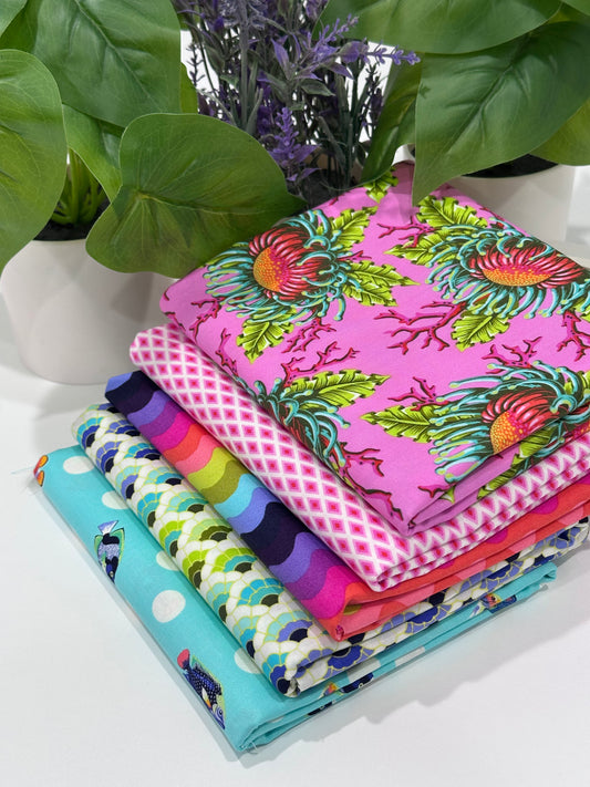 5 Yard Bundle - Tula Floral Reef