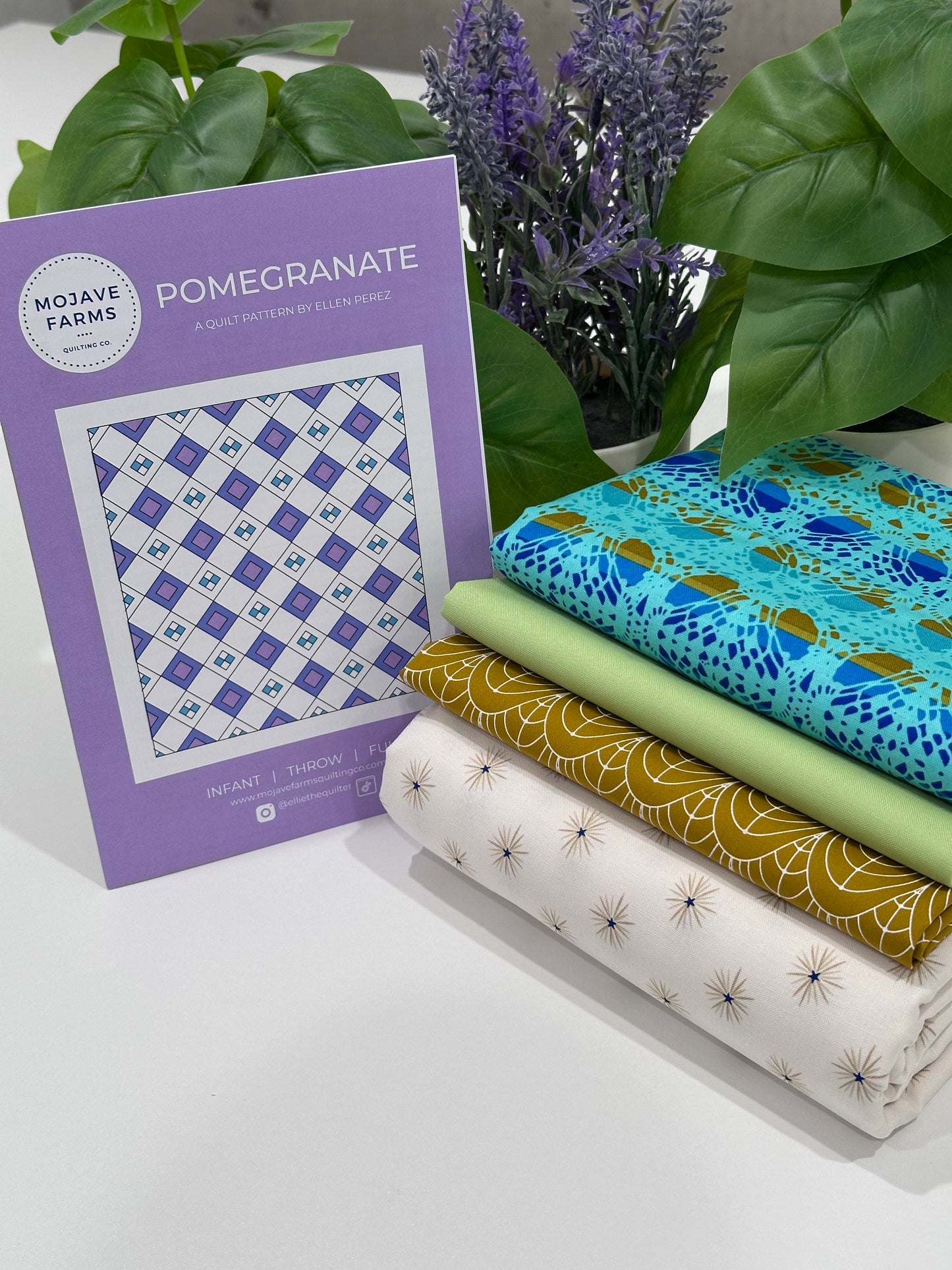 Pomegranate Quilt Kit - Lace