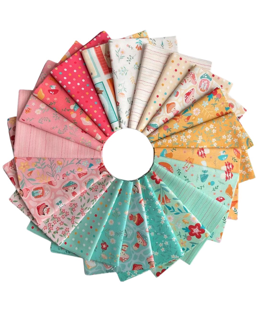 Mushroom Blooms Fat Quarter Bundle - Poppie Cotton