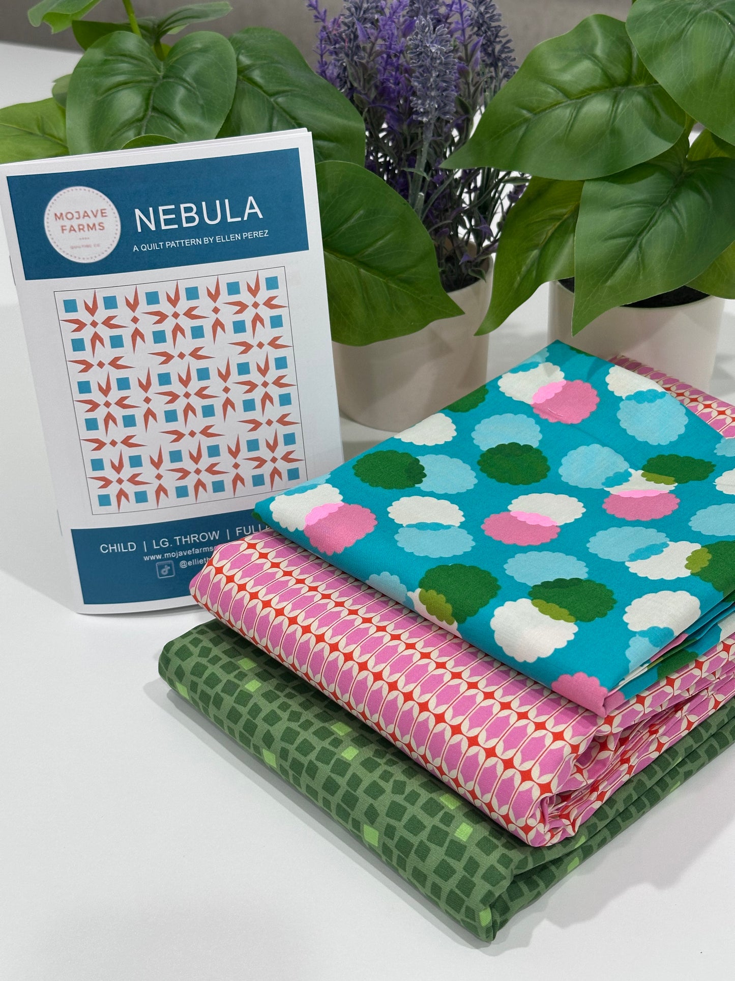 Nebula Quilt Kit - Ruby Star