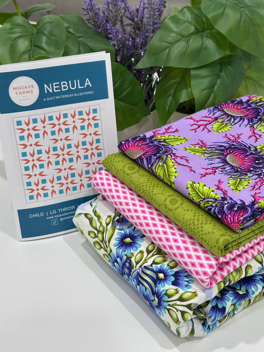 Nebula Quilt Kit - Floral Reef (Tula Pink)