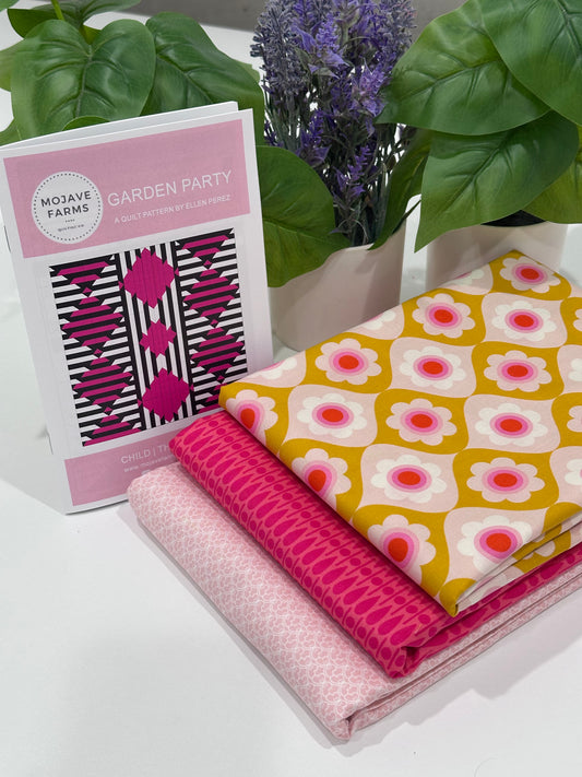Garden Party Quilt Kit - Trinketry Yellow