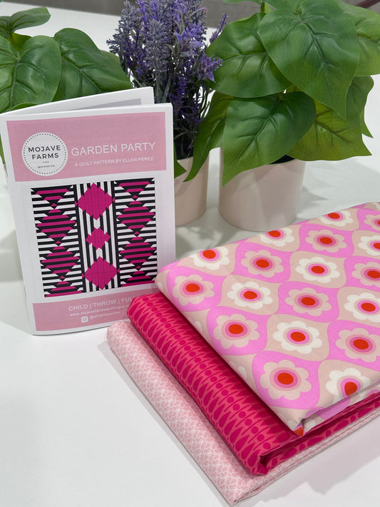 Garden Party Quilt Kit - Trinketry Pale Pink