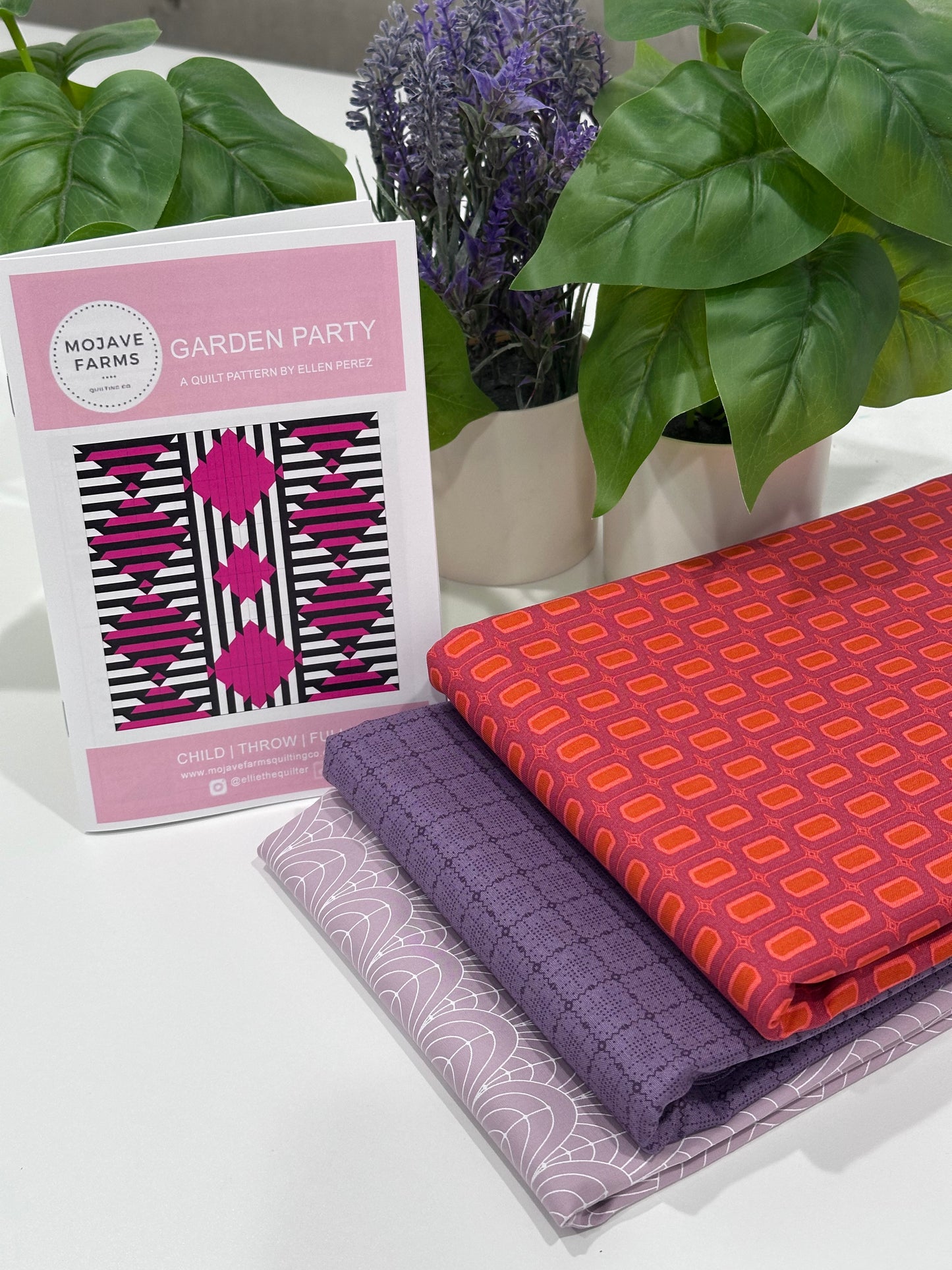 Garden Party Quilt Kit - Cobblestone