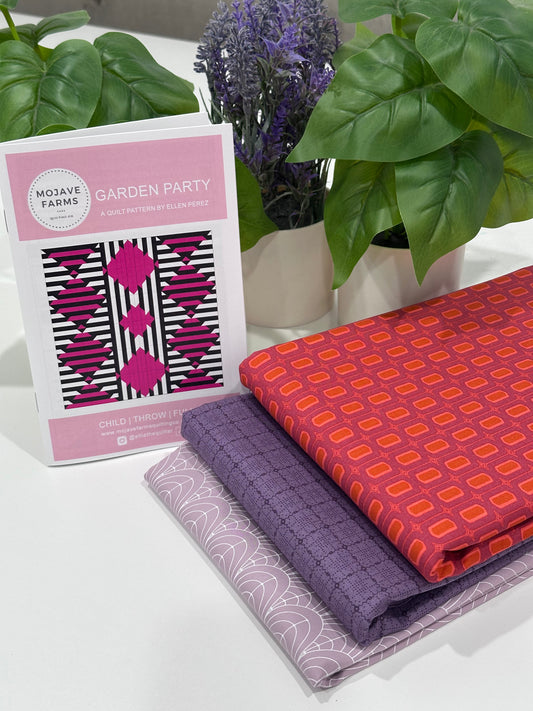 Garden Party Quilt Kit - Cobblestone
