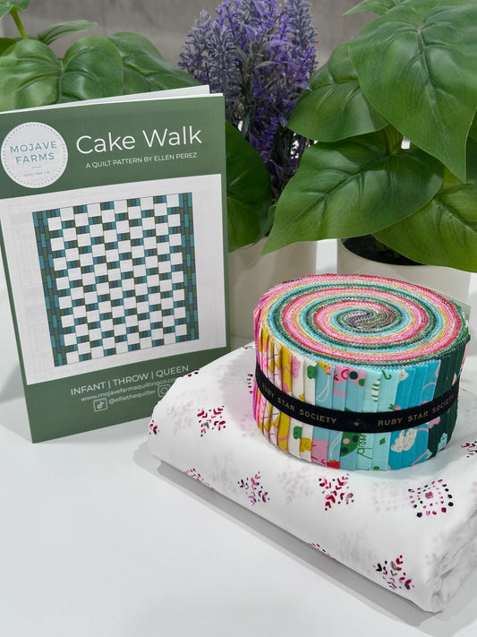 Cake Walk Quilt Kit - Ruby Star Merry Happy Holiday