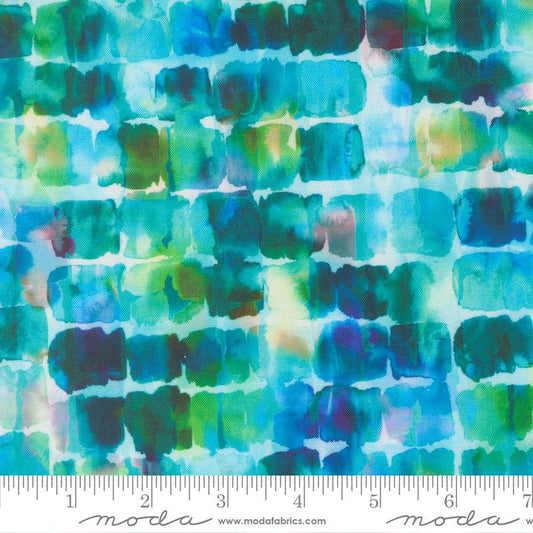Candy Palette Blenders Watercolor Turquoise - Moda