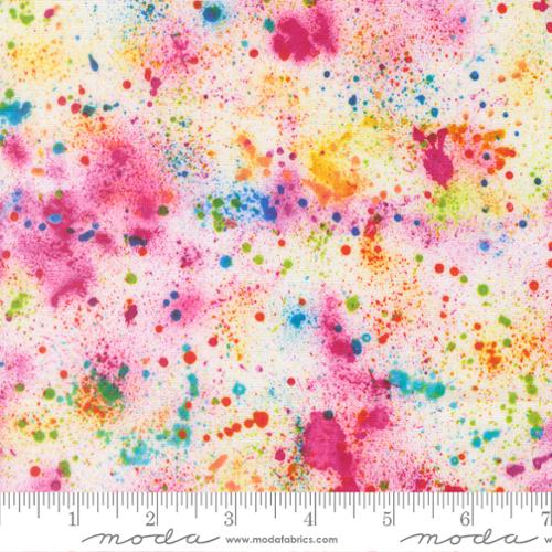 Embraced Echoes Blenders Paint Splatter Rainbow - Moda