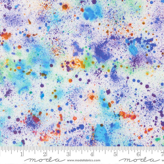 Embraced Echoes Blenders Paint Splatter Sky - Moda