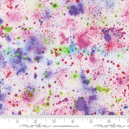 Embraced Echoes Blenders Paint Splatter Purple Haze - Moda
