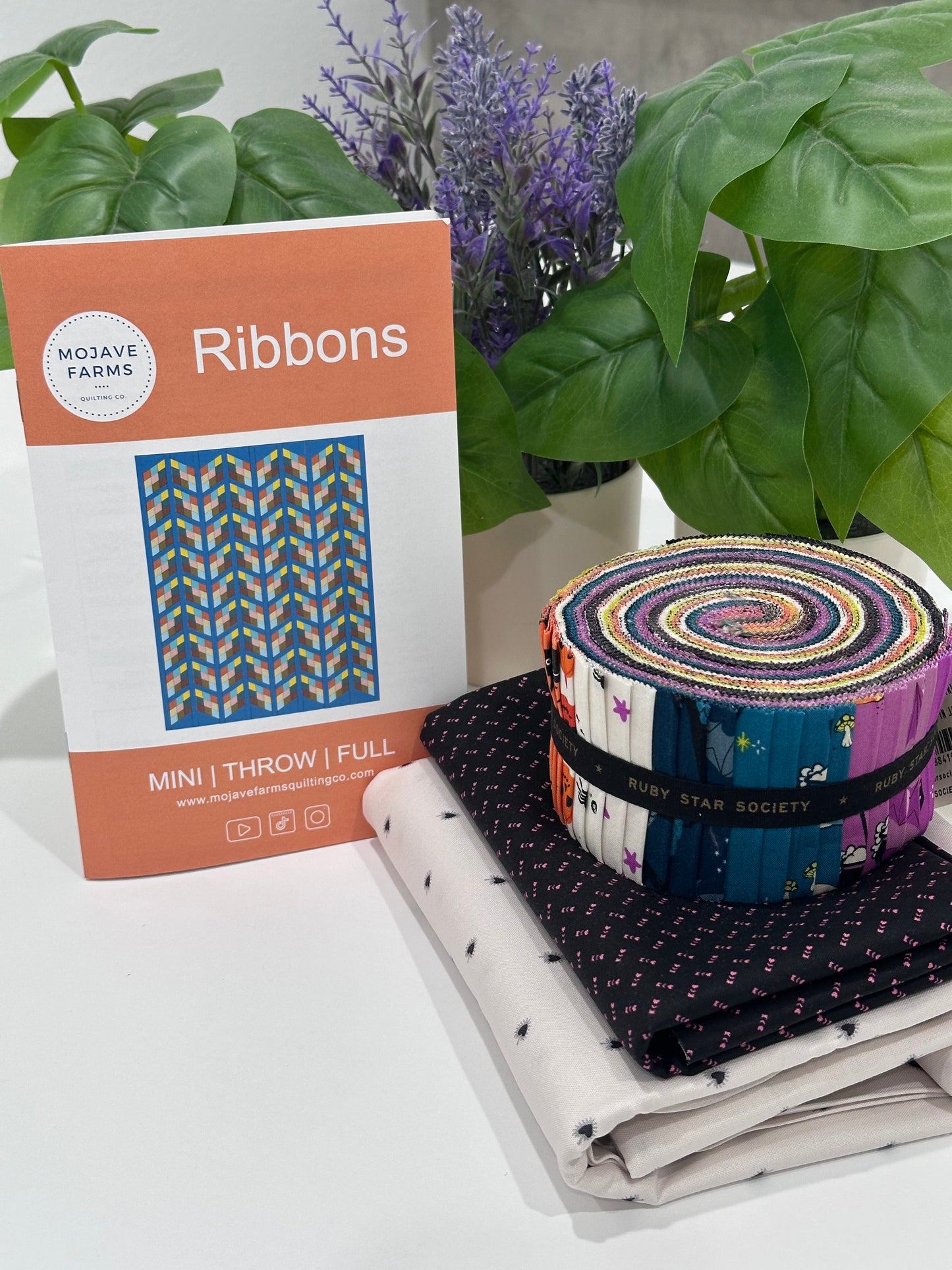 Ribbons Quilt Kit - Freaky Familiars (Halloween)
