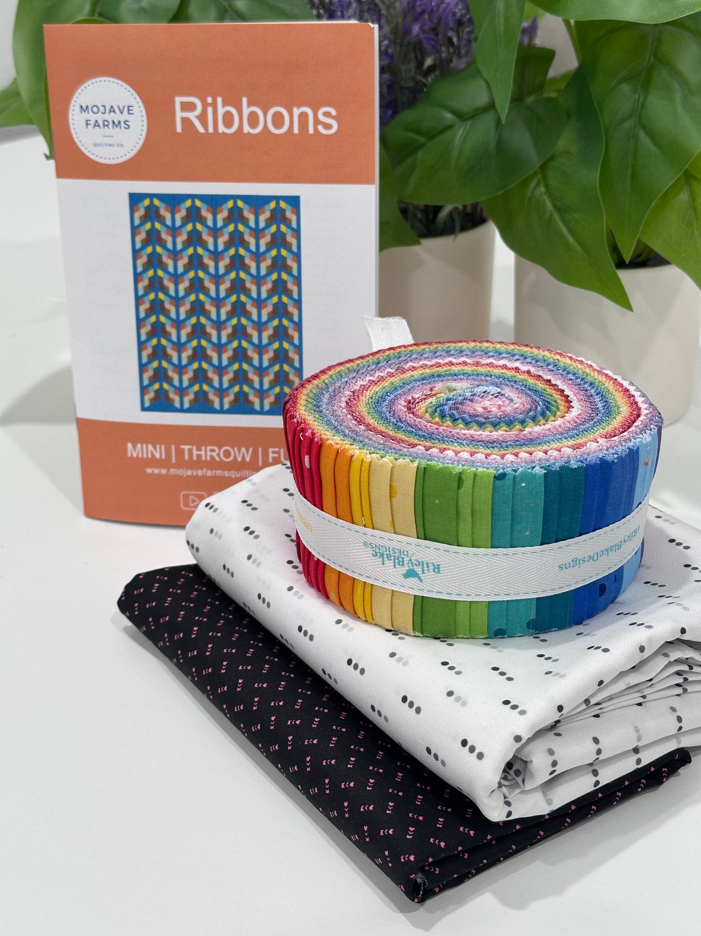 Ribbons Quilt Kit - On the Dot