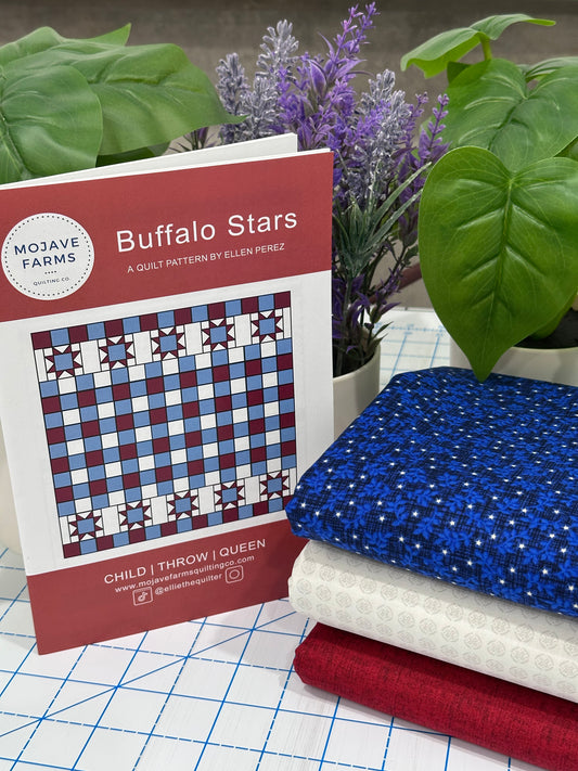 Buffalo Stars Quilt Kit - Patriotic