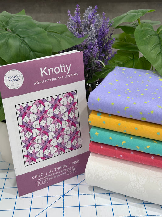 Knotty Quilt Kit - Tula Space Sprinkles