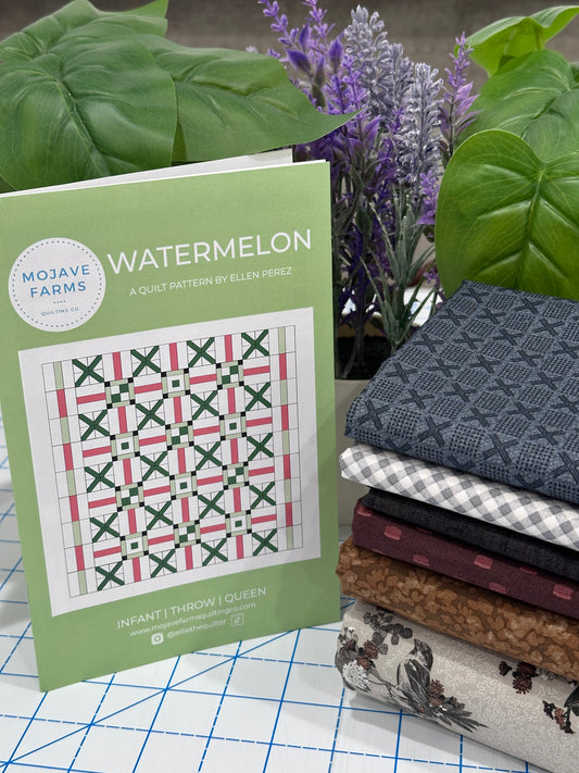 Watermelon Quilt Kit - Warm Floral