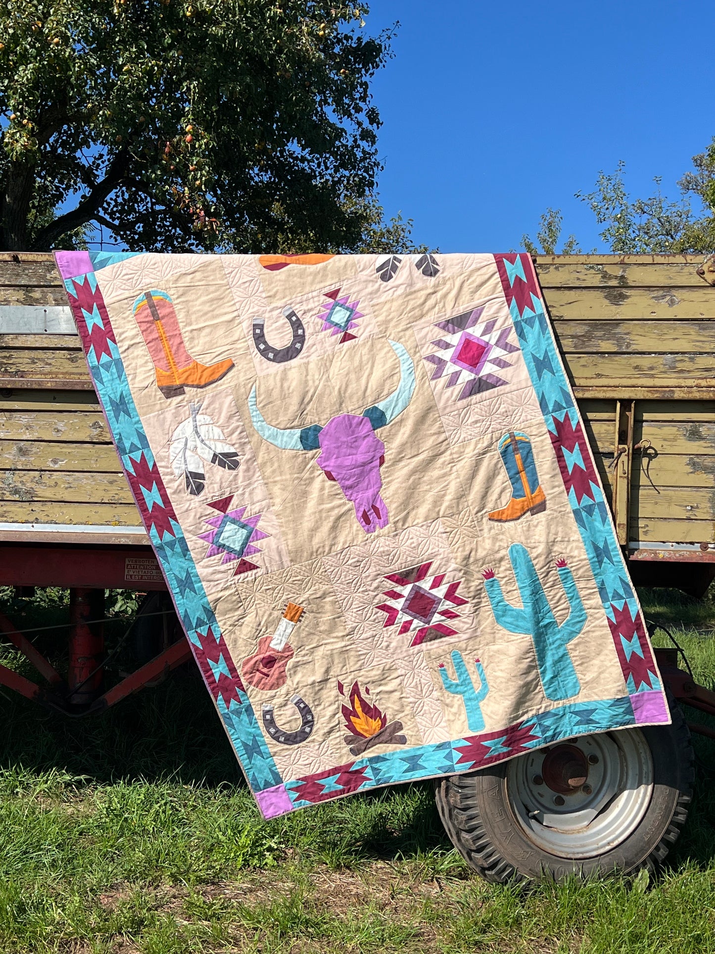 Stitchin' in the Southwest Quilt Kit - Colorway #1
