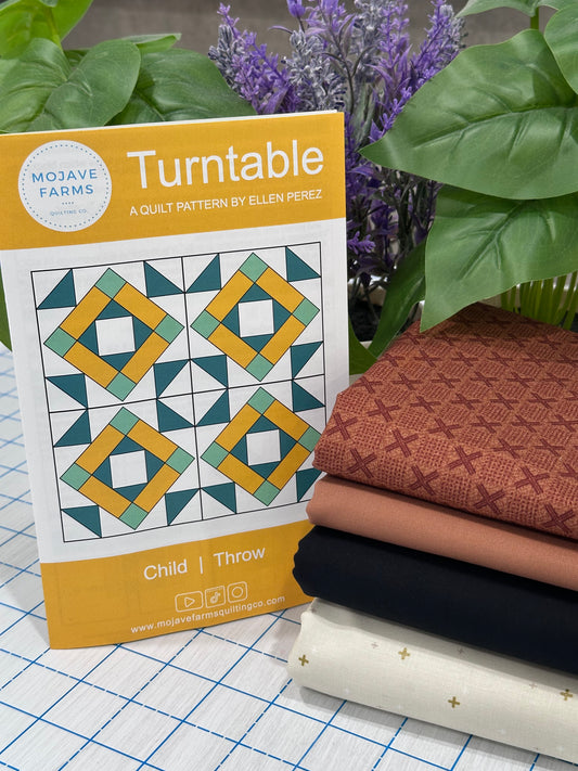 Turntable Quilt Kit - Warm Neutrals