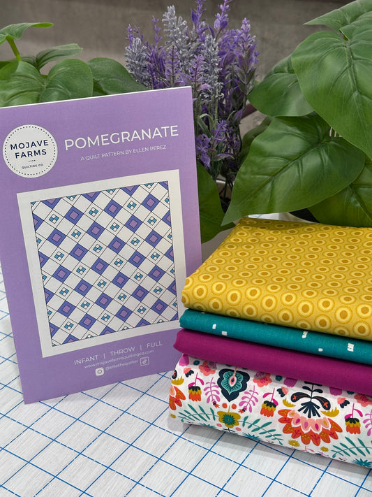 Pomegranate Quilt Kit - Bright Florals