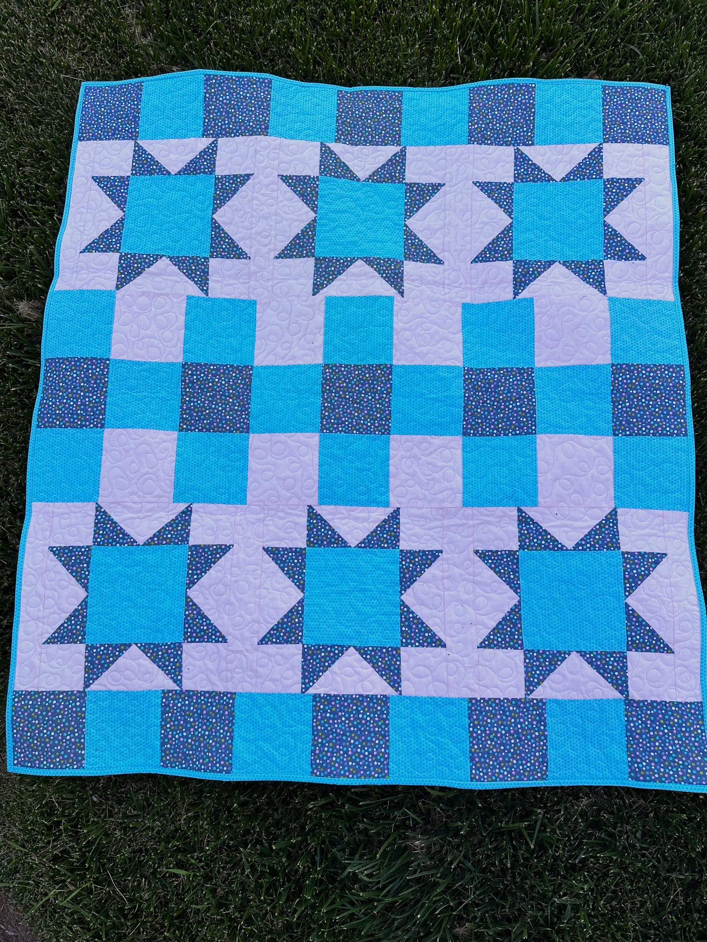 Buffalo Stars Quilt Pattern - Paper