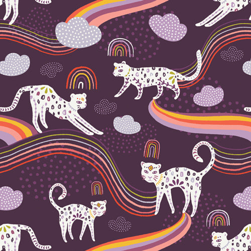 Rainbow Jaguar - Art Gallery Fabrics