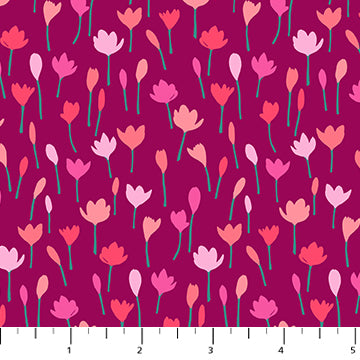 Crocus Magenta - Figo Fabrics