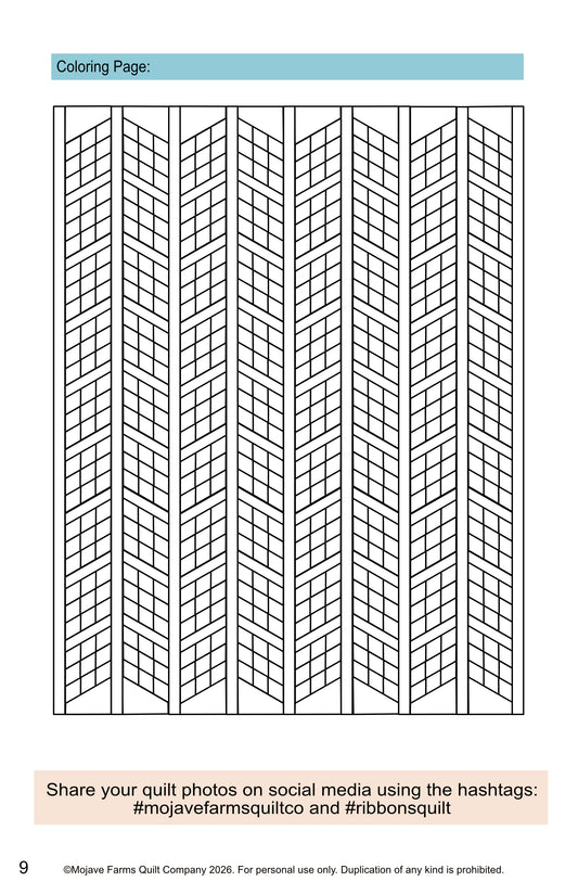 Ribbons Coloring Page