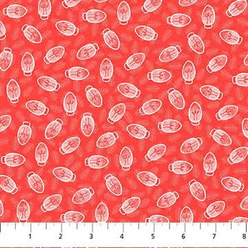 Bright Christmas Red - Northcott Fabrics