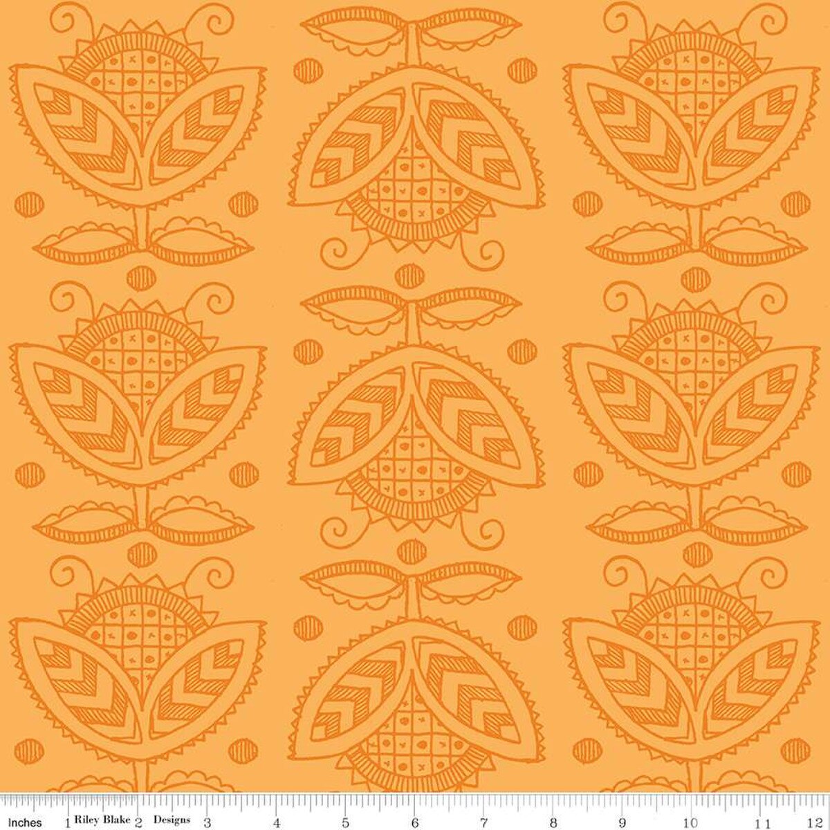 Thistle Orange - Riley Blake Designs