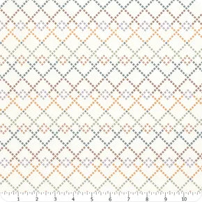 Cotton-tale Diamonds Cream - Figo Fabrics