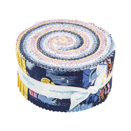 Down the Rabbit Hole Rolie Polie Jelly Roll - Riley Blake Designs