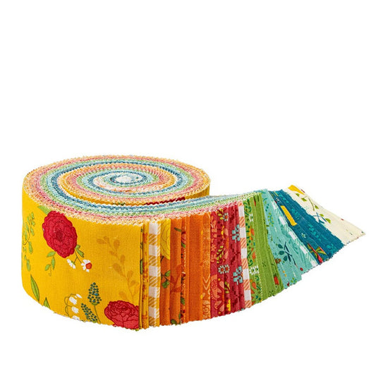 First Blooms Rolie Polie Jelly Roll - Riley Blake Designs
