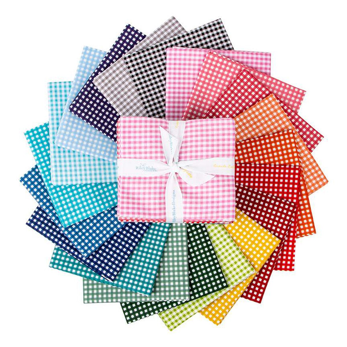 Micro Gingham Fat Quarter Bundle - Riley Blake Designs