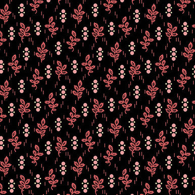 Lace Leaf Black - Andover