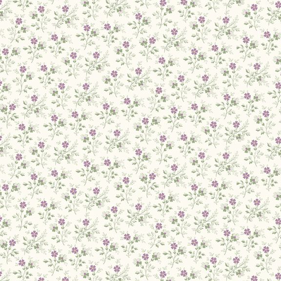 Posies Cream 108" Wideback - Marcus Fabrics