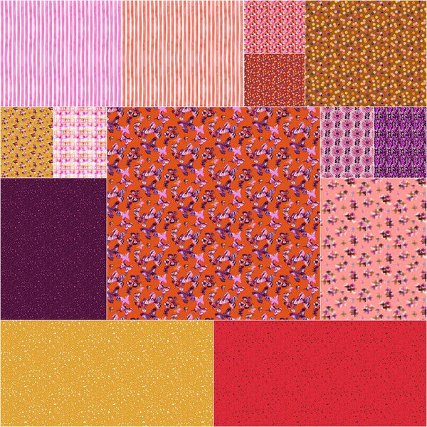 Painted Garden Layer Cake - Figo Fabrics