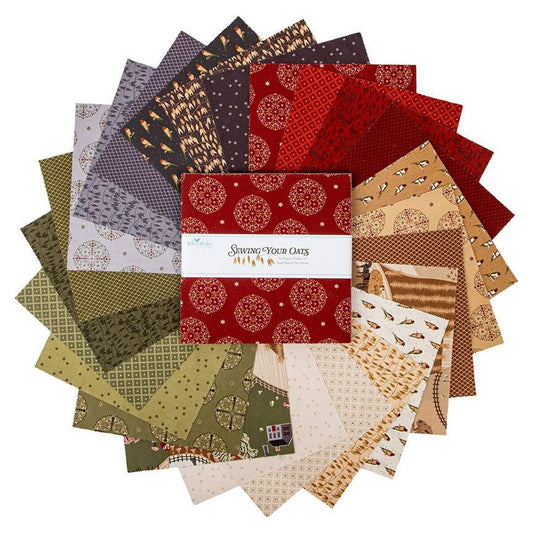 Sewing Your Oats Fat Quarter Bundle - Riley Blake Designs