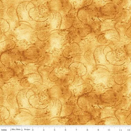 Swirl Ochre - Riley Blake Designs