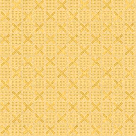 X Texture Light Yellow - Henry Glass
