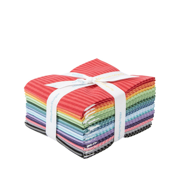 1/8" Tonal Stripes Fat Quarter Bundle - Riley Blake Designs