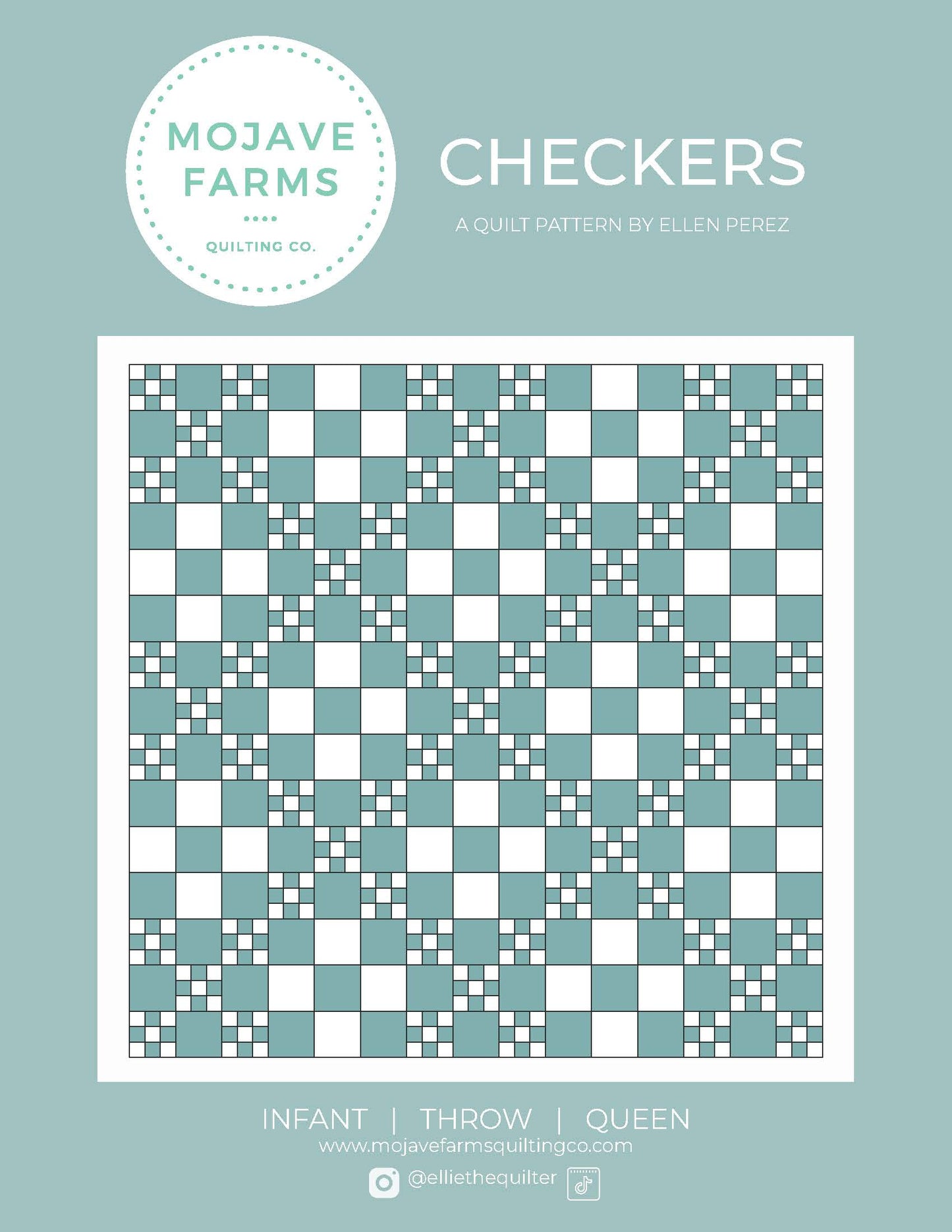 Checkers Quilt Pattern - Paper