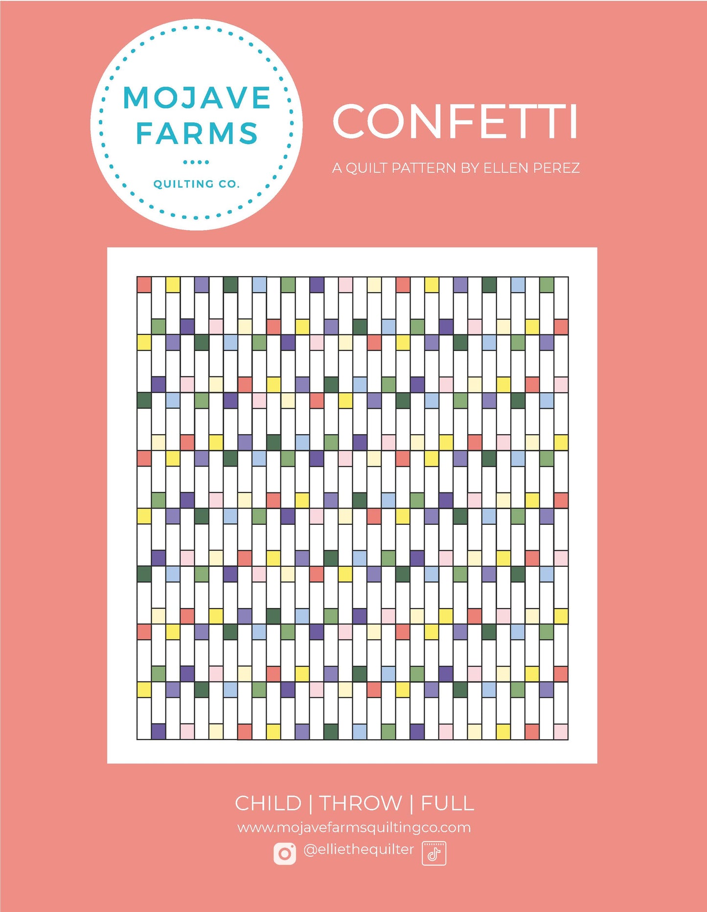 Confetti Quilt Pattern- PDF Download